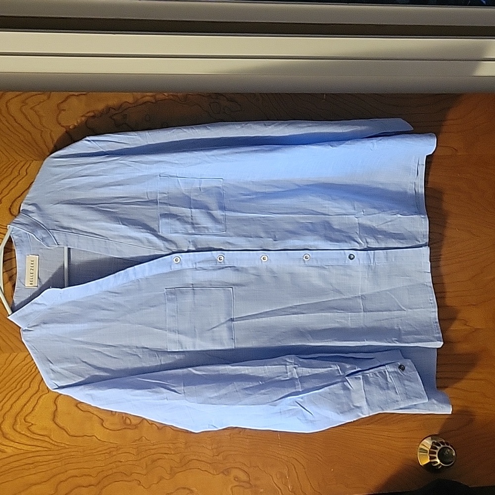 Crisp linen shirt